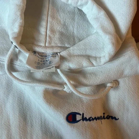 White champion hoodie - Picture 2 of 2